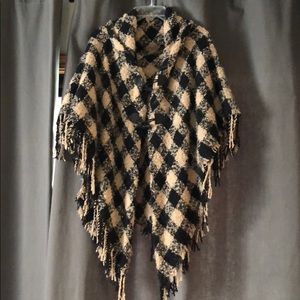 Checkered Poncho